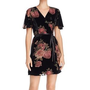 Floral Velvet Burnout Dress